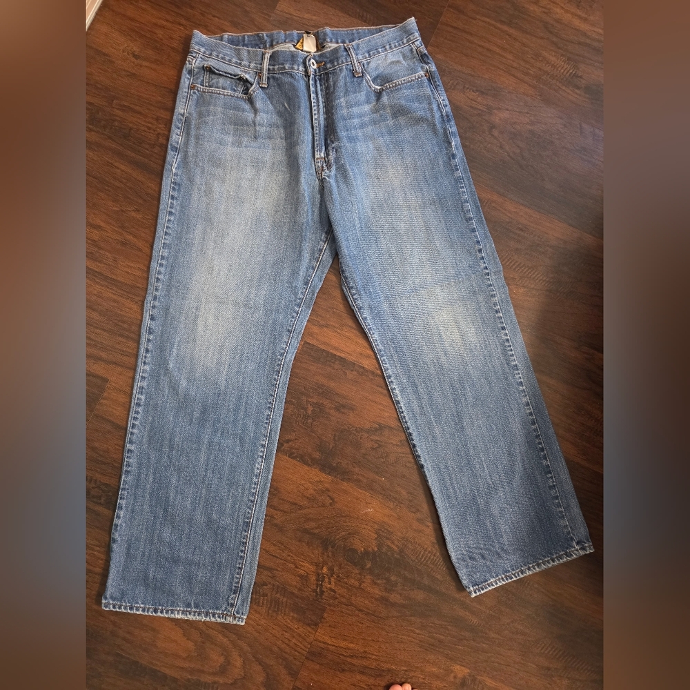 Vintage Lucky Brans Jeans Relaxed Fit Light Blue Denim, 36